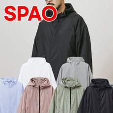 [24년신상/한정수량] 스파오 바람막이 라이트 패커블 윈드브레이커 남녀공용 봄 집업 자켓
