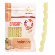  강아지 간식 껌 치석 입냄새 제거 스트레스 불리불안 해소 연어 90g 개껌 오래먹는 양치, 박스(20개) 