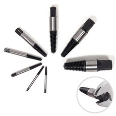 ZIO-BIZ 볼트리무버 히다리탭 8종 세트 / 반대탭 역탭 백탭 나사리무버 볼트제거 나사제거 피스제거 빽탭 빠구탭 탭기리 손상된 나사빼기 볼트빼기 볼트리무버세트 소형볼트리무버, 1개