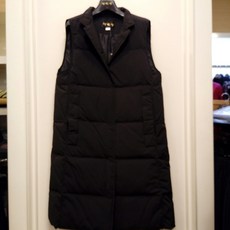 이헌영패션 여성 겨울 풍성한 구스 다운 롱 베스트 카라넥 훅여밈 풍성한 거위털로 보온성높은 구스패딩 롱조끼 [정상가 499 000] 고퀄리티 블랙 66 77 88 빅 사이즈