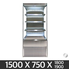 스탠드 오픈 음료 선반 쇼케이스 스텐 일반/런치 1500, 단일상품