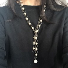디올진주목걸이