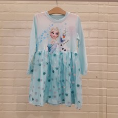 키즈굿마켓 NC 부산대점 디즈니 겨울왕국 실내복 미르 9부 피치기모 원피스 29 900원 0A36W 31670