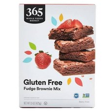 365 Whole Foods Market Gluten Free Brownie Mix 홀푸드마켓 글루텐 프리 브라우니 믹스, 1개, 425g