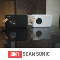 SCANSONIC 충전방식 블루투스스피커+라디오 4601 블랙 화이트색상선택 블루투스 스피커, SCANSONIC 블루투스스피커+라디오 4601