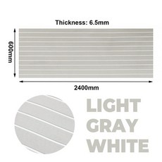 보트 요트 바닥재 갑판 바닥 매트 티크 데크 eva 폼 해양 시트 액세서리 해양 8 스타일 2021, 회색 흰색 2400x600, BMW