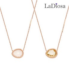 14k레몬쿼츠목걸이