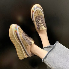 브랜드 여자 5cm 키높이 운동화 명품 통굽슈즈 스팽글 트윙클 굽높은 신발 스니커즈