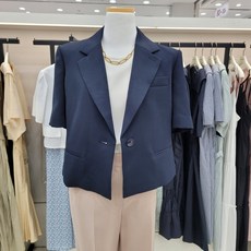 온앤온 뒷벨트 크롭 반팔자켓 njw3mj61406