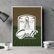 골프 그림 인테리어 9종 액자 golf 매장 샵 소품