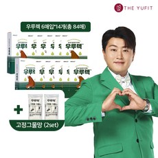 [더유핏] 김호중 쿨레그 릴렉싱 레그패치 붓기완화 종아리패치 우루렉 6매*14개 (84매입)+그물망2개