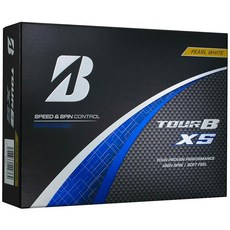 BRIDGESTONE (브리지스톤) 골프공 TOUR BXS 2024년 모델 12구들이 펄화이트 S4GXJ, 1개 - 투어bxs