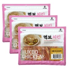 [반하다] 먹보치킨 숯불미니닭갈비 강아지간식 300g x 3개, 상세 설명 참조, 상세 설명 참조