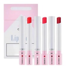 립팔레트 벨벳 매트 립스틱 담배 케이스 디자인 메이크업 오래 지속되는 논스틱 키트 4 색, [04] D 3PCS, 3개