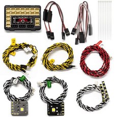 110 시뮬레이션 등산 자동차 Trax Trx4 G500 특수 조명 Trx4 G500 링키지 라이트 그룹 헤드 라이트 조명, 01 LED light, 1개