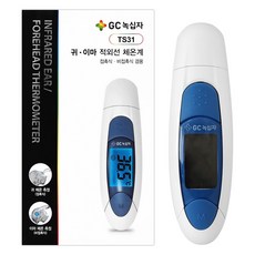 GC녹십자 귀이마 적외선 체온계(접촉식+비접촉식 겸용) TS31(배터리포함), 1개