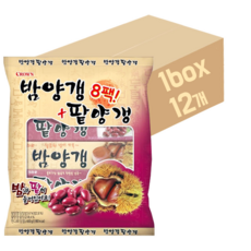 크라운 밤양갱 50g x 4p + 팥양갱 50g x 4p, 12세트