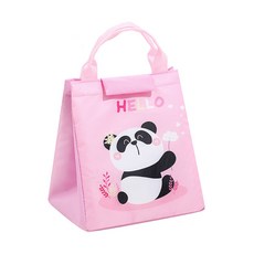 웰빙마켓 캐릭터 보온 보냉 도시락 가방, 1개