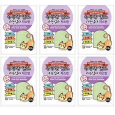 두부랑캣츠 가는입자 자스민 2.8kg 7L 6개세트 고양이 모래