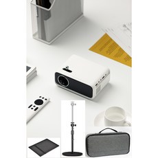 Wanbo 완보 미니 프로 616g 안드로이드 내장 스마트빔 무선 미러링 프로젝터, Mini Pro + 거치대 + 가방