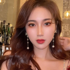 롱진주귀걸이