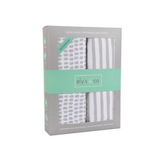 Ely's & Co. Patent Pending Waterproof Pack N Play | Mini Portable Crib Sheet with Mattress Pad Cove, Playard, one option, 1개