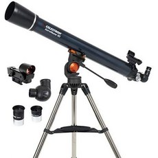 Celestron - AstroMaster 90AZ Refractor Telescope - Refractor Telescope for Beginners - Fully-Coated, One Color_One Size, One Color_One Size, 상세 설명 참조0