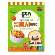 풀무원 우리아이 김치 홍시깍두기 맵지않고 짜지않은 300g, 1개