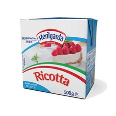 [최저가한정할인] 스테릴가르다 크림 리코타치즈 500g*3개/6개/12개/ 베이킹 디저트 카페 전문, 6개, 500g