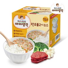 파스퇴르 아이생각 유아식 한우불고기소스180g(3팩), 단일상품