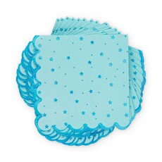 케이크워크 스타 칵테일 디자인냅킨, Blue, 1개