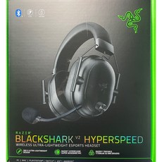 레이저 BlackShark V2 HyperSpeed 헤드셋, RZ04-0496, 블랙