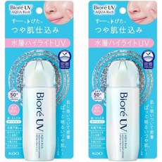 KAO 비오레 UV 아쿠아 리치 아쿠아하이라이트로션 70mlx2개