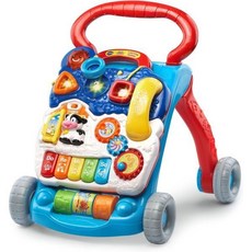 VTech Sit-to-Stand Learning Walker (좌절 없는 포장) 블루, Blue, 1개
