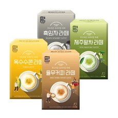 초당옥수수라떼