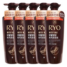 려 홍진단 홍삼 모근영양 트리트먼트, 5개, 820ml