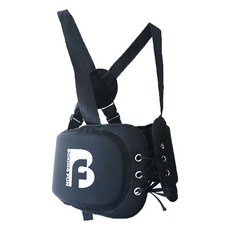  복싱 몸통보호대 무에타이 스파링 가드 권투 갈비뼈 보호 사이즈조절 조끼, 블랙, 검정색 조절 가능 