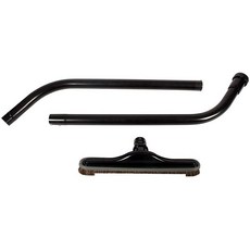 Cen-Tec Systems 35.6cm(14인치) 천연 충전 바닥 브러시 및 2피스 S-지팡이 상업용 백팩 진공 청소기 캐니스터 진공청소기 385125, S-지팡이 2개