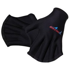 목 다이빙 장갑 다섯 손가락 팜 가드 수영 개구리 웹 2mm 핸드 웹 스노클링 스팅 방지 바다 잡기-113044, 01.검정