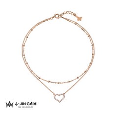 18k화이트골드체인