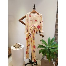 기획 스트로베리 잠옷 실내복 세트