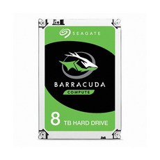 Seagate BarraCuda 5400/256M (ST8000DM004 8TB) HDD, 설명내포함, 선택없음, 선택없음
