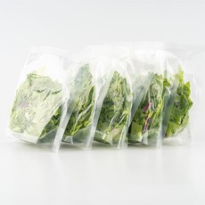 [동김제농협] 유러피안 샐러드 채소믹스 100gx5봉 / 100gx7봉+발사믹소스, 5개, 100g