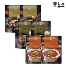 하누소 갈비탕 700g 2팩+ 우거지갈비탕700g 2팩+정통육개장700g 2팩 총6팩, 갈비탕2팩+우거지갈비탕2팩+정통육개장2팩