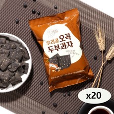 [이장님 과자점] 우리콩 오곡 두부과자, 20개, 50g