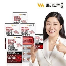 비타민마을 혈당 혈압 콜레스테롤 기억력엔 바나바잎 코큐텐 홍국 은행잎추출물 30g, 30정, 4박스