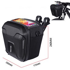 방수 자전거 핸들 바 헤드 백 하드 쉘 다기능 숄더백 프론트 액세서리 2.5 L 3L, 003 Touch Screen, 03 003 Touch Screen, 01 CHINA