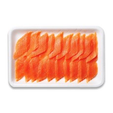 꿀맛컴퍼니 초밥용 훈제연어 벌크 냉동, 50개, 각 6g (120g)