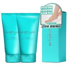 세인트랩073 슬리크 앤 릴렉싱 각질케어 풋 보습크림 80ml, 2개, 1개입