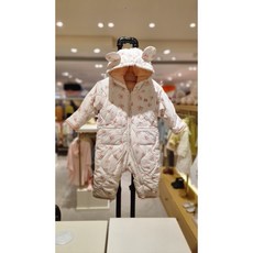 (밍크뮤10) 23FW HK (CR)뮤뮤플라워우주복 패딩우주복 33A1460302